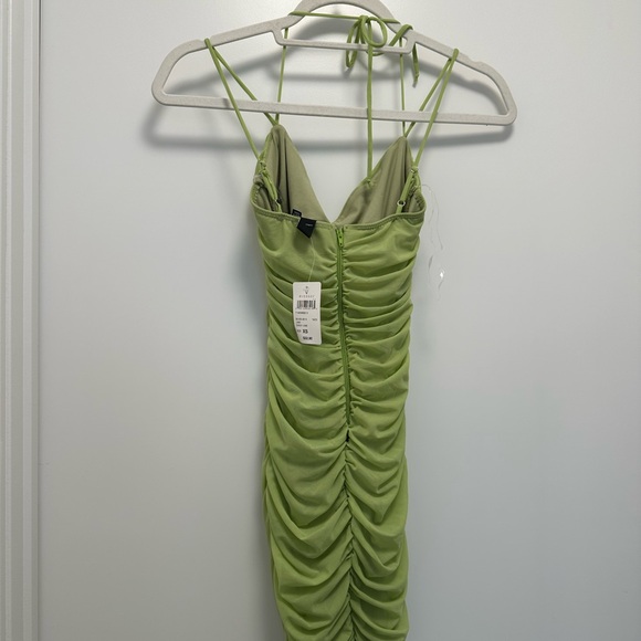 WINDSOR Green Tulle Bodycon Dress - Picture 2 of 5